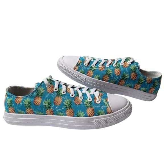 RAAD Shop PINEAPPLE EXPRESS Low Top Sneakers Mens 8.5 / Womens 10 New w/o Tag - Picture 1 of 11